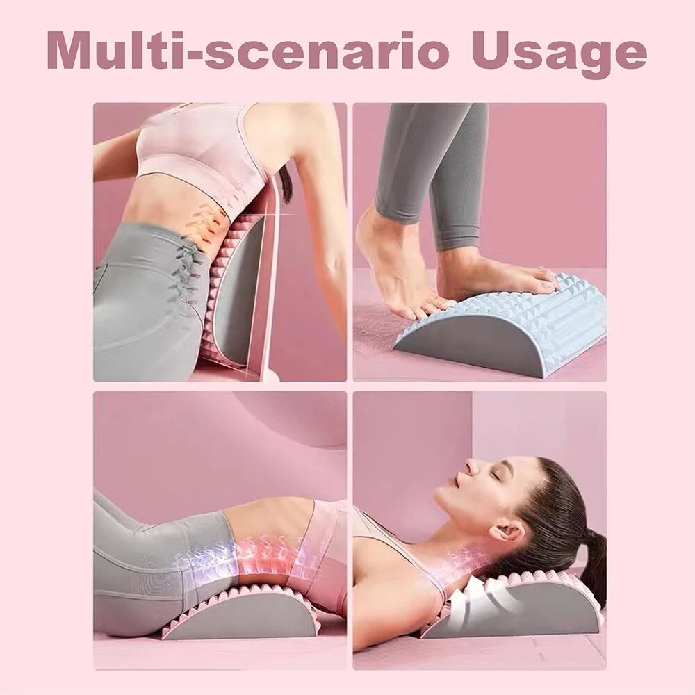 Neck & Back Stretcher,Sciatica Pain Relief Devices for Lower Back Pain Relief,Adjustable Spine Board for Herniated Disc Sciatica